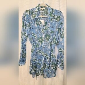 Floral Button-Up Romper